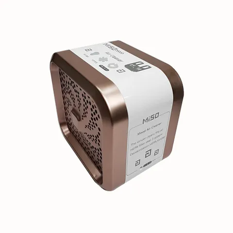 엠텍 미소 미니 공기청정기 MMC-700RG 로즈골드 음이온 LED등 사무실 가정용