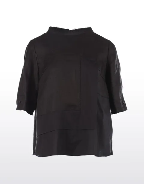 [현대백화점] [손정완] 밴드카라 블랙 블라우스 ZBL1212100