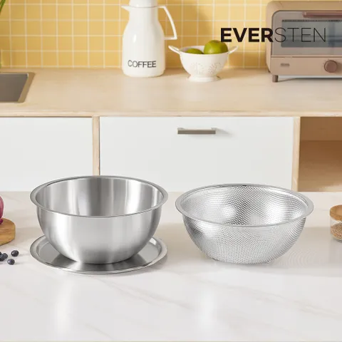 에버스텐 16cm 믹싱볼+채반 세트