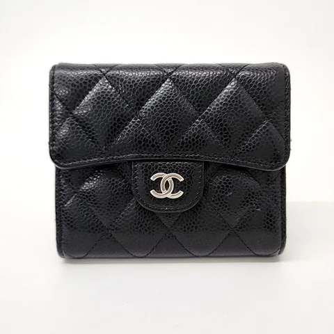 [중고]샤넬 캐비어 반지갑 AP0231 (NO 10230989)