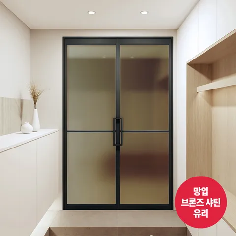 리바트집테리어 알파 스윙 중문 양개형 1000∼1200(망입유리)