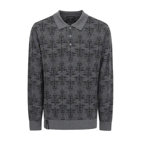 [현대백화점] [♬*30만원이상*구매시_세인트앤드류스-골프공증정♬][세인트앤드류스] 남성 바로크 패턴 자카드 카라 니트 (811E3SR105) +할인쿠폰