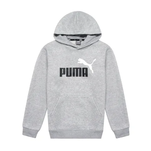 푸마 ESS+ 투컬러 빅로고 K 키즈 유스 후드티 후디 그레이 586987-04