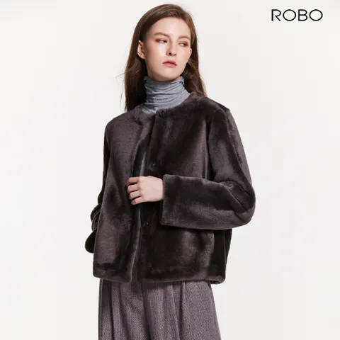 12. [로보]스페인 리버시블 라운드 하프 무스탕