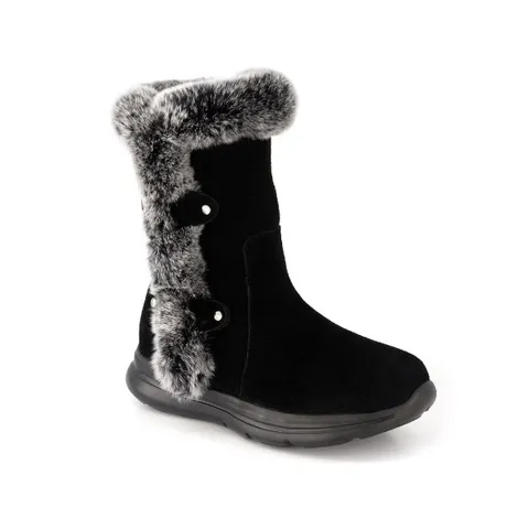 [현대백화점] [*구매 시 사은품 증정*][탠디]여성 퍼 부츠 G23439 BLACK 블랙 4cm +할인쿠폰