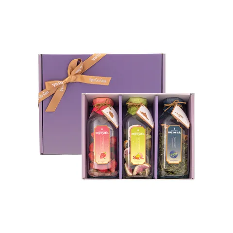 [현대백화점] 묘약 담금주키트 3구 선물SET - 500ml x 3 +사은품(카카오채널 '묘약 담금주키트' 추가시 묘약 칵테일 데코키트 증정! )