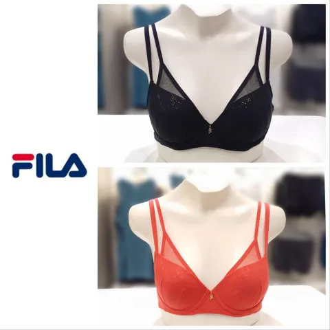 [현대백화점] [선물 포장 요청시 배송메세지에 남겨주세요]휠라언더웨어 프레스티지 수입도트 포일 나염 와이어 여성브라 FI4BAH1641