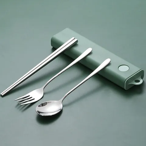 휴대용 수저 포크세트 개인 무소음 수저통