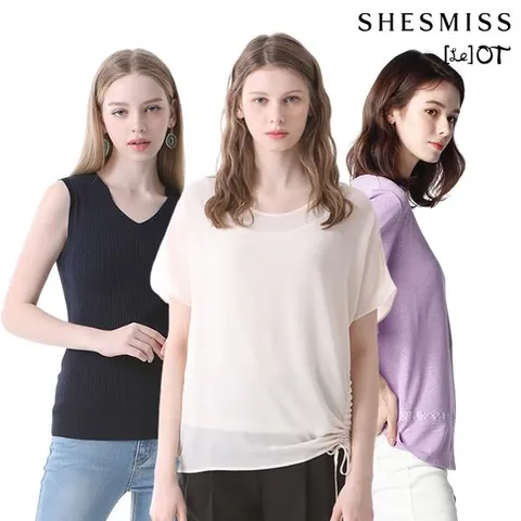 [홈쇼핑방송/르오트] 데일리 린넨 티셔츠 4종택일