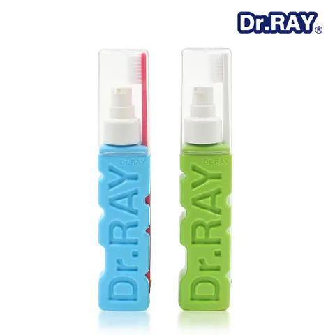 닥터레이 치약칫솔 세트x2개 여행용 사무실 칫솔치약세트