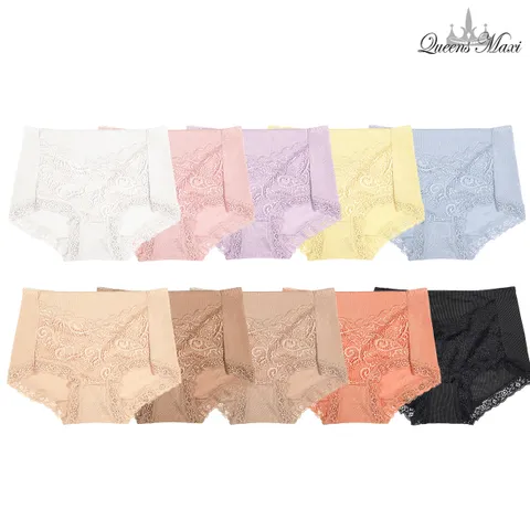 퀸즈맥시 인견 사각팬티 데일리팬티 네모팬티 8종 SET 고급원단 