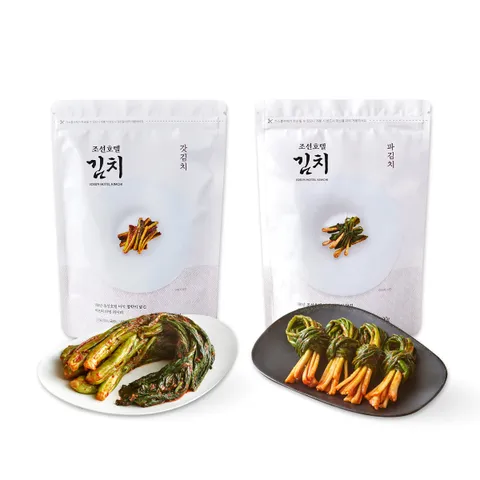 [오리지널]조선호텔 갓김치 1kg+파김치 500g