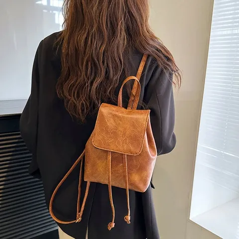 LN 꼬네 여성 데일리 미니 빈티지 백팩 가방 학생 캐주얼 가을