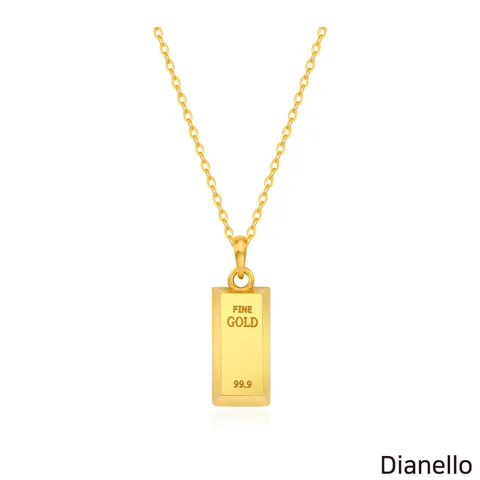 [골드바4개 ] 디아넬로 24K 골드바 목걸이 +(방송) 골드바 4개 +컷팅 자수정 팔찌