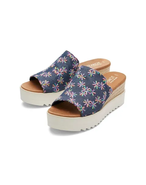 [탐스] [24SS] TOSO4E040N2 클리어런스다이에나 뮬 네이비 여성 에스파드류 +할인쿠폰