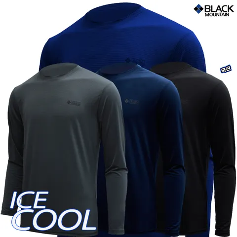 블랙마운틴 아이스 쿨 라운드 긴팔 티셔츠 등산티 등산티셔츠 