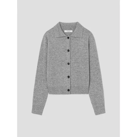 [에잇세컨즈] 울100 와이드칼라 카디건  그레이 (115X5ALY13) +할인쿠폰