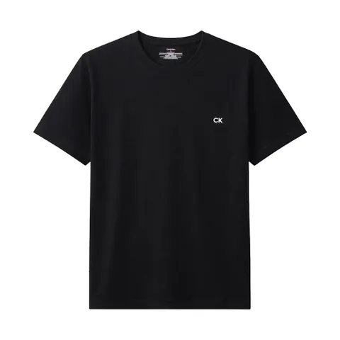CK 캘빈클라인 CK 로고 남성 반팔티 반팔 티셔츠 블랙 NP2794O-001 +할인쿠폰