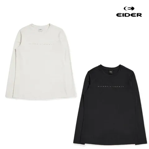 [현대백화점] 아이더 DWU22281 잠재권축 가을 여성 긴팔 라운드 티셔츠 +할인쿠폰