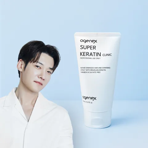 오제닉스 슈퍼케라틴 미용실손상모 탄머리복구 헤어클리닉 150ml 상한머리복구 