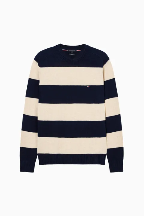 [현대백화점] [타미힐피거남성]램스울 크루넥 스웨터 6COLOR(T12F7KPO250MT1)MA