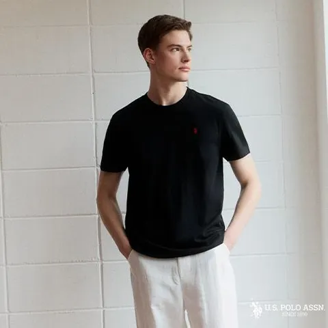 [U.S. POLO ASSN.] USPA 26SS 남성 코튼100 라운드 티셔츠 5종 (HUPS269105) - 현대Hmall