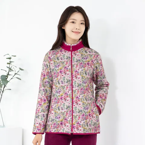 엄마옷 60대 여성 모슬린 겉기모 2온스가디건 점퍼 516HJK124 중년여성/50대/70대/빅사이즈/할머니옷/마담 +할인쿠폰