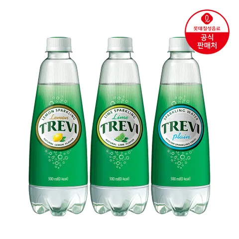 롯데칠성 트레비 500ml x 20개 (라임/레몬/플레인)