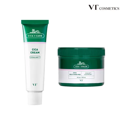 VT 시카 트러블 케어 세트 (시카크림+토너패드)