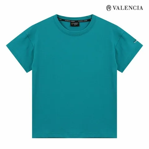 [보리보리/발렌시아 주니어]하프 나염 티셔츠 그린