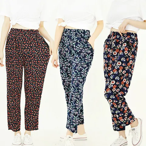 쿨팬츠 아이스바지 냉감 여자 9부 랜덤발송 몸빼 바지 촌캉스 여름