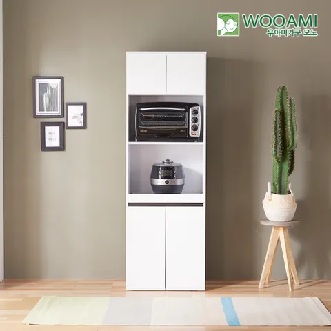 우아미가구 모노 마린 주방 밥솥 렌지대수납장 AP5026