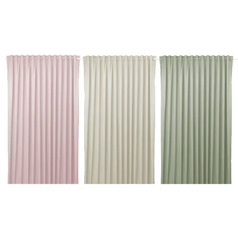 이케아 BENGTA 벵타 암막커튼 1종 210x250cm 커튼테이프 포함/거실커튼/암막커텐/창문커튼