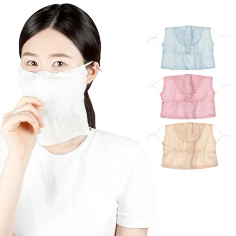 [보슈아]Dy 자연섬유 에어마스크1매 호흡이편한 3중구조 매쉬안감 국내산