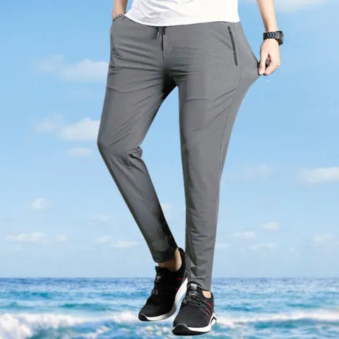 쿨팬츠 아이스바지 냉감바지 여름 스판 밴딩팬츠 아이스 냉감 슬림핏 쿨바 +할인쿠폰