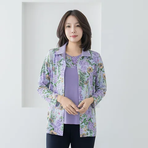 엄마옷 마담4060 앙상블 세트 중년여성 데일리 해바라기 -YEN2603001- +할인쿠폰