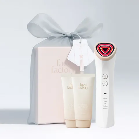 페이스팩토리 5 in 1 링크샷 고주파 마사지기 + 콜라겐 고주파크림 2개 +할인쿠폰