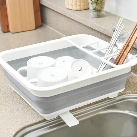 아트박스/상상앤드 자바라 접이식 식기 건조대 주방 씽크대 설거지통