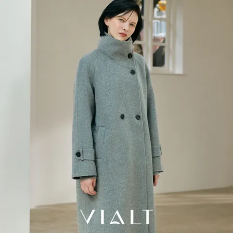 비알트(VIALT) 캐시미어100 하이넥코트