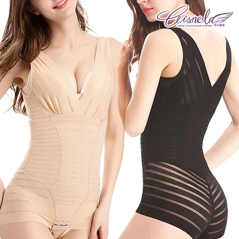 [시스넬라]섹시바디올인원 2종 보정속옷 올인원속옷 바디쉐이퍼 똥배 뱃살보정