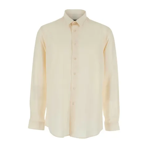 [해외배송][로우 브랜드] 베이지 클래식 칼라 테크 패브릭 셔츠 L1CSS256587 A028 +할인쿠폰