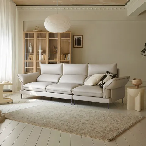 [봄소와_홀리데이 20%+5만원] 라온하제 4인용 듀러블 가죽 소파