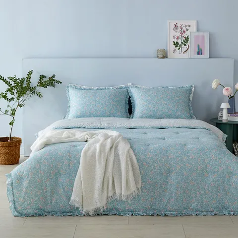 [로라애슐리] [앨리스 S 세트] 60 아사 면 여름이불+베개커버1장 +할인쿠폰