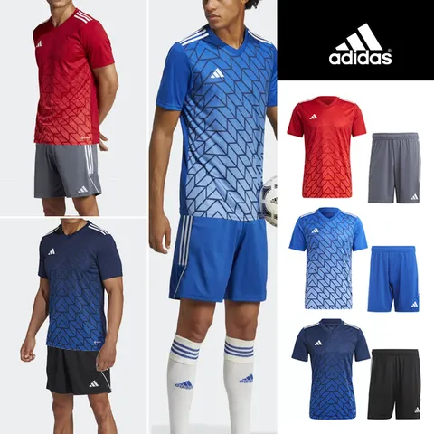 아디다스 T 23 아이콘 반팔 반바지 세트(단체 팀복)