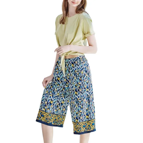 라페어 라메르 자뎅 네이비 여성7부 팬츠 LWPEC929-NY 