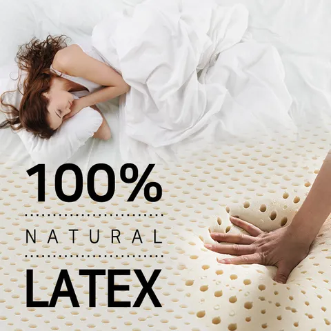 보루네오 모닝듀 백프로 천연라텍스 SS 코튼커버 토퍼매트(50T) MB205