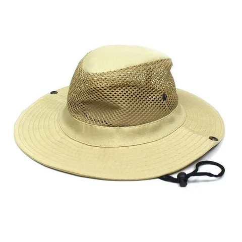 [하프클럽/옷자락]남성 매쉬 사파리햇 여름 등산용 낚시 벙거지 모자 정글모