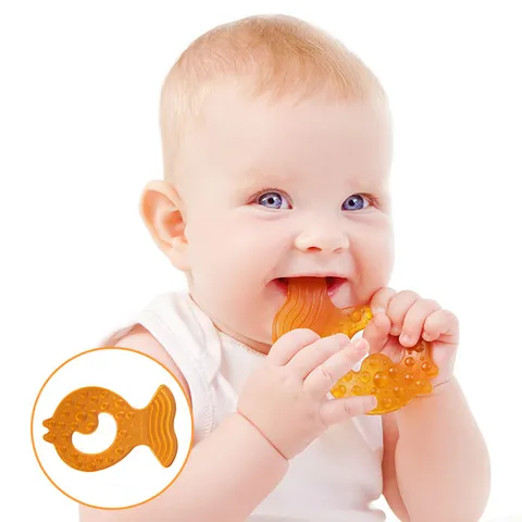 [15%쿠폰  ★정가18,000원★][카오쵸]물고기치발기_유아 치발기 완구 출산준비물 출산선물 백일선물 돌선물 +사은품(  )