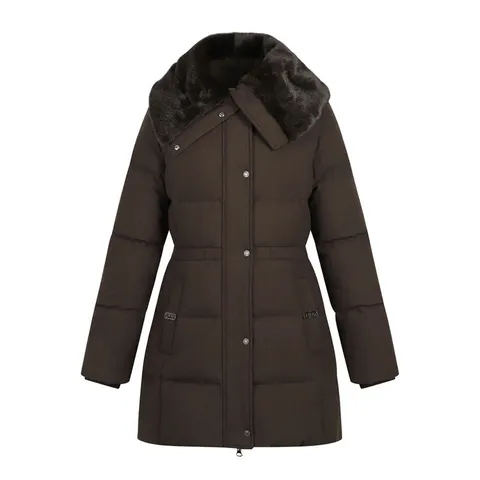 [현대백화점] [5만원이상 구매시 고급골프양말증정][핑 골프] (121E4JA353)여성 퍼 트리밍 구스 다운 점퍼 +할인쿠폰