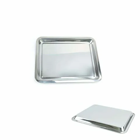 업소용 BZ07NK50 스텐 사각쟁반 5호 트레이 써빙 병원 식당 위